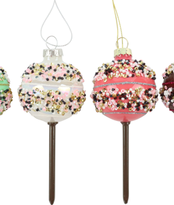 8505 GLASSCHMUCK LOLLIPOP S/4